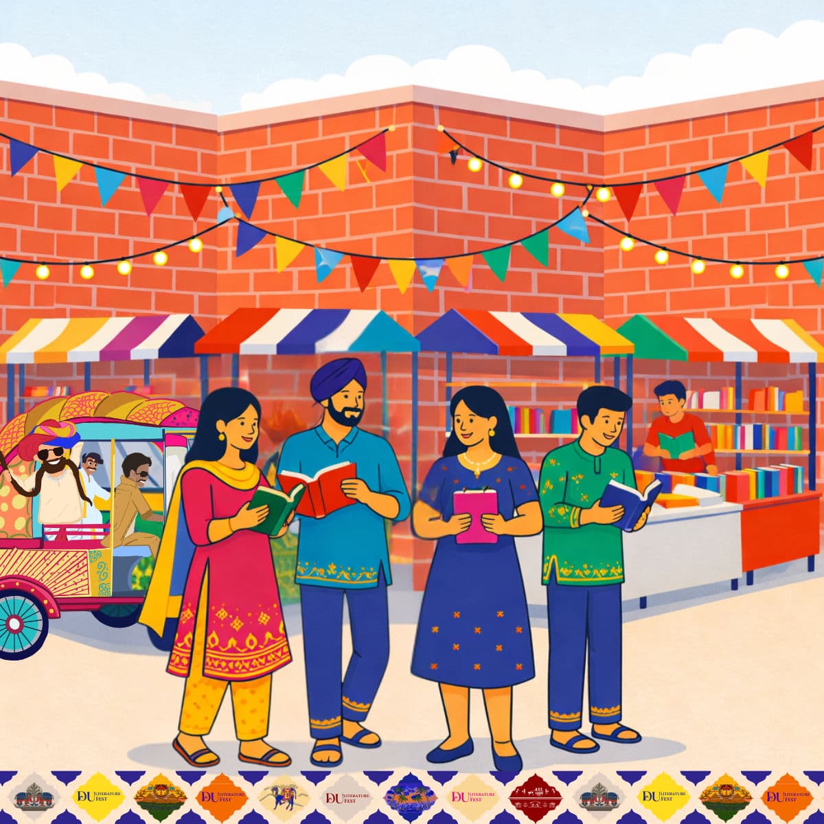 Festival market artwork